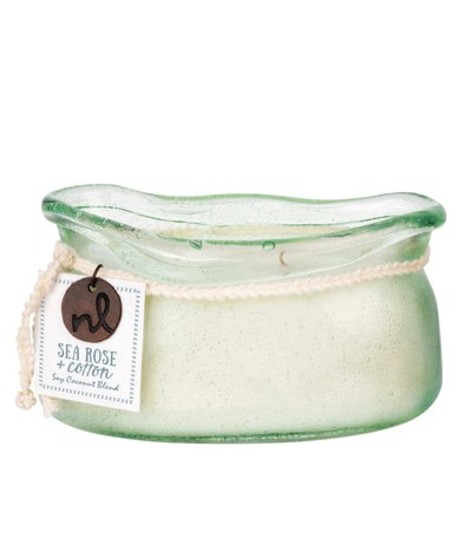 Windward Sea Rose & Cotton Candle