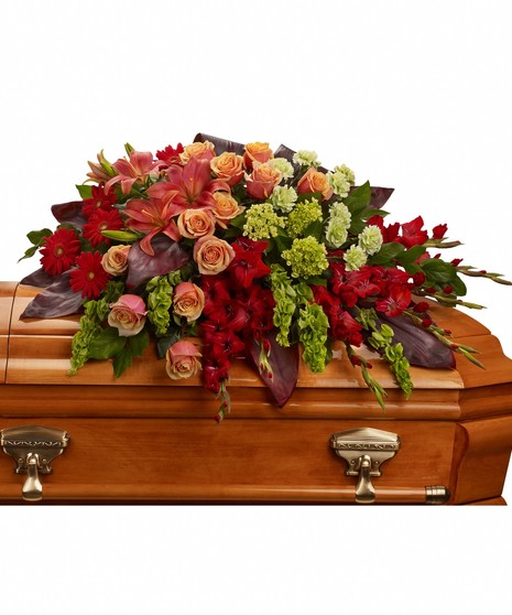 A Fond Farewell  Casket Spray