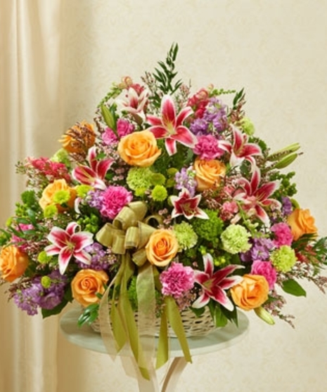 Summer Garden Sympathy Basket