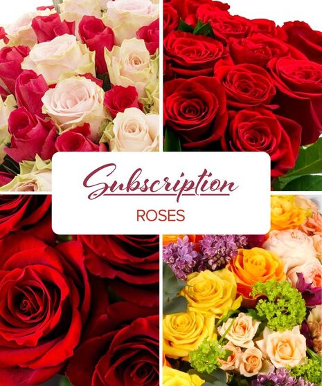 24 Roses Monthly Subscription
